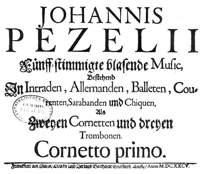 Pezelius Komposition