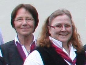 Gudrun Schmidt und Elisabeth Alles
