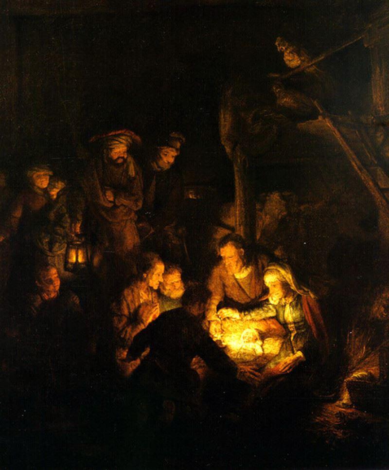 Rembrandt, Anbetung der Hirten, 1646